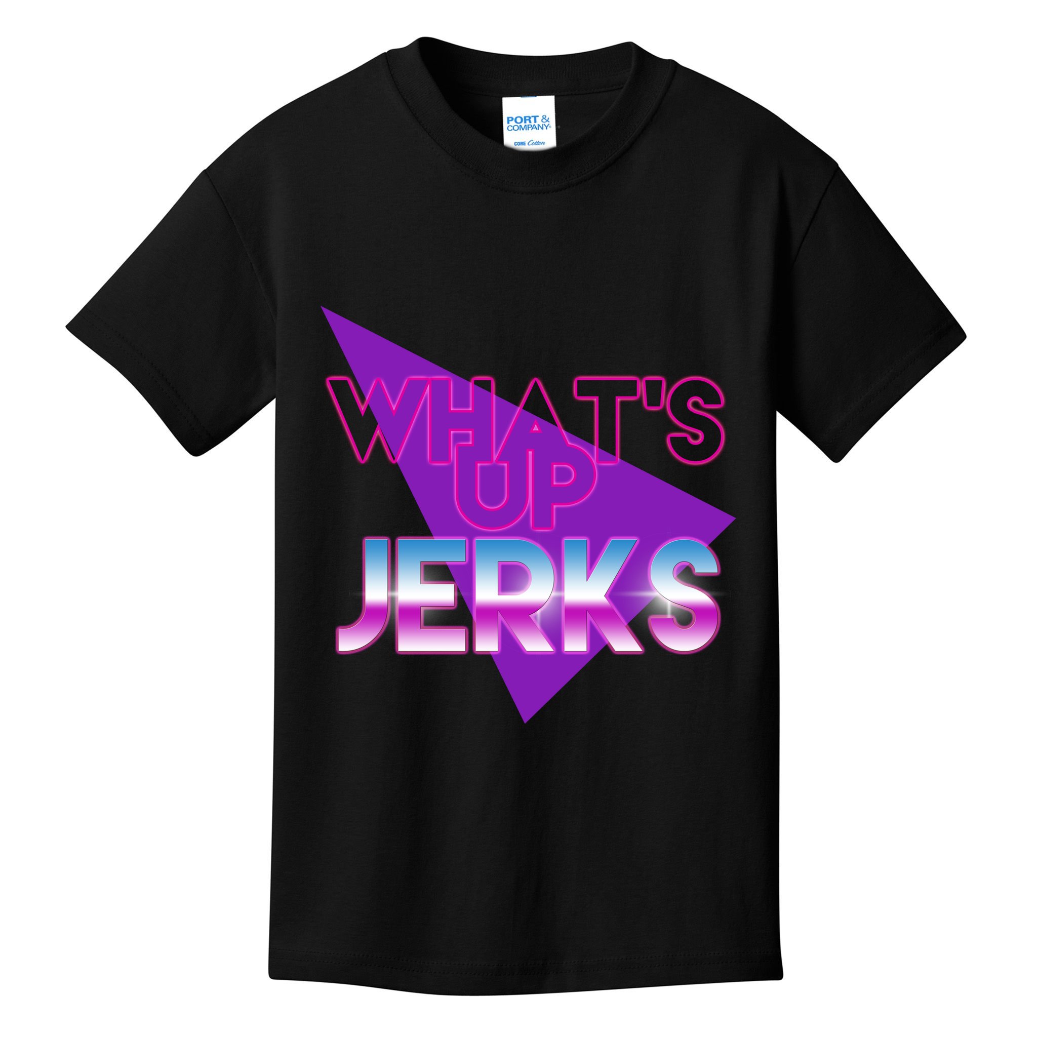 What's Up Jerks Retro Kids T-Shirt