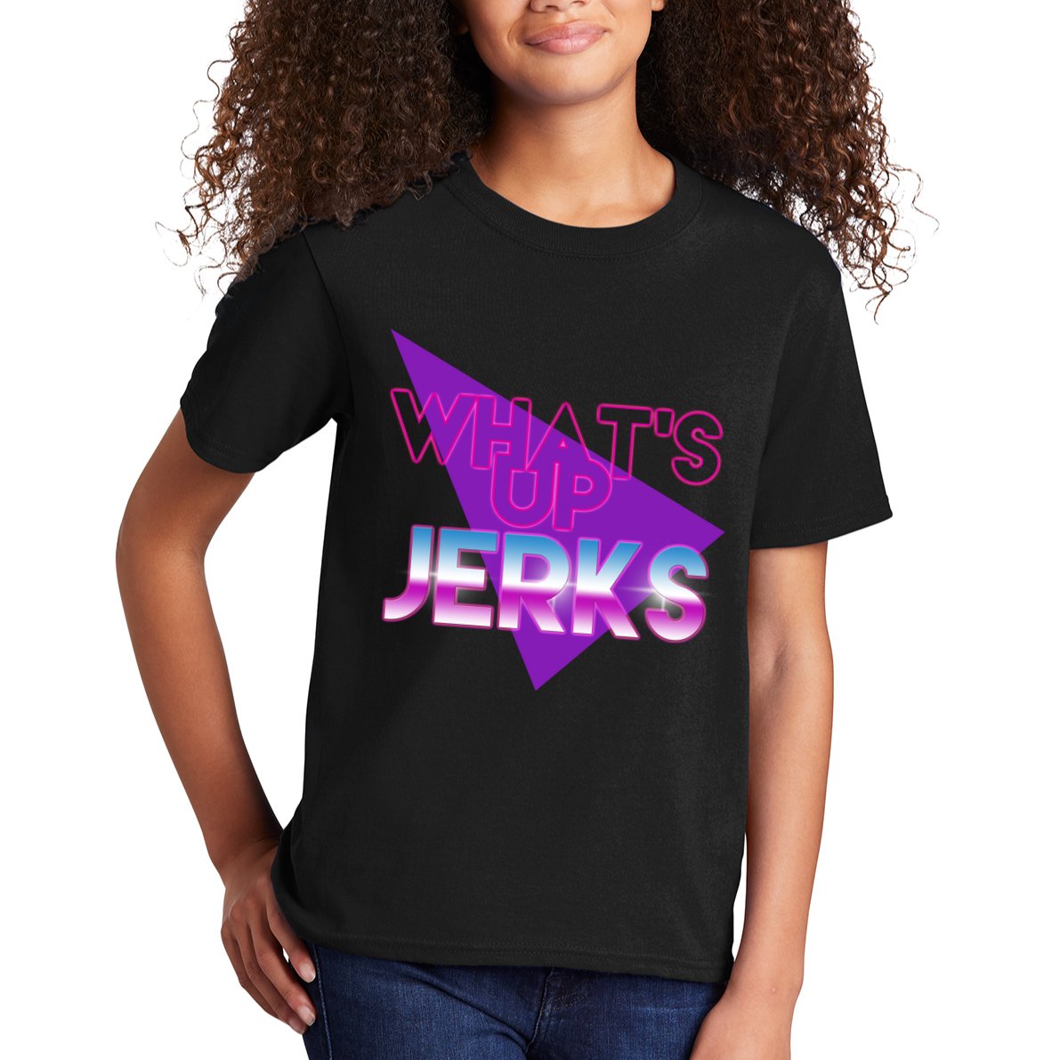 What's Up Jerks Retro Kids T-Shirt