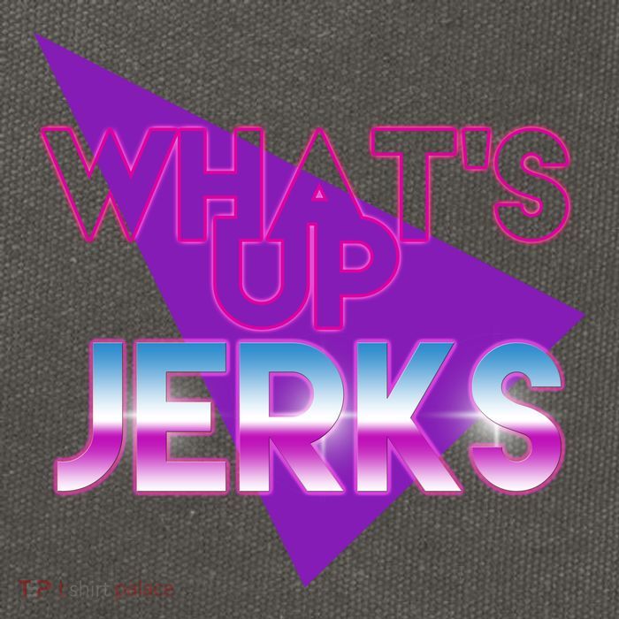 What's Up Jerks Retro Cotton Canvas Backpack