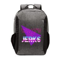 What's Up Jerks Retro Vector Backpack