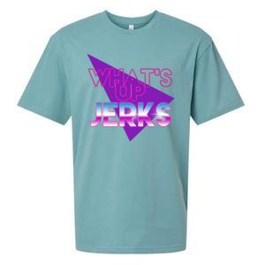 What's Up Jerks Retro Sueded Cloud Jersey T-Shirt