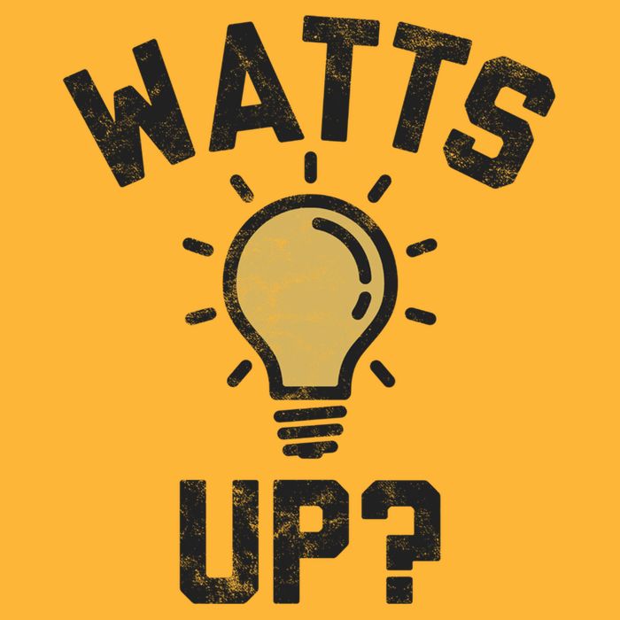 Watts Up Lightbulb Sketch Gift Sustainable Knit Beanie