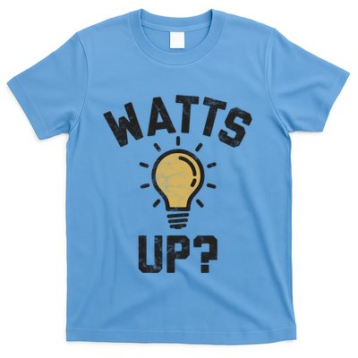 Watts Up Lightbulb Sketch Gift T-Shirt