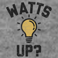 Watts Up Lightbulb Sketch Gift Tall Hoodie
