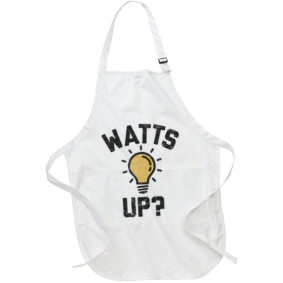 Watts Up Lightbulb Sketch Gift Apron