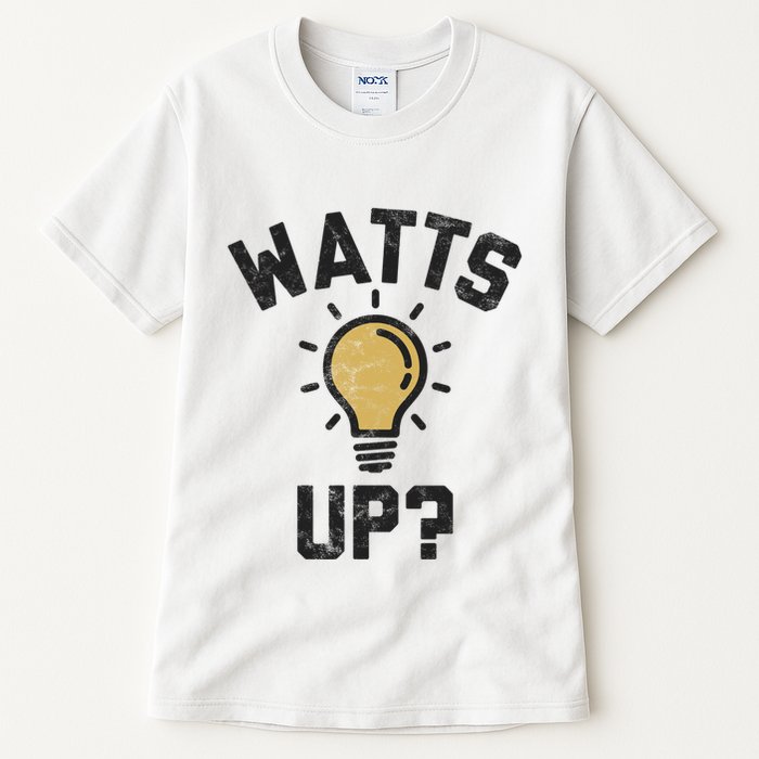 Watts Up Lightbulb Sketch Gift Tall T-Shirt
