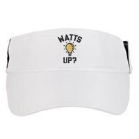 Watts Up Lightbulb Sketch Gift Adult Drive Performance Visor