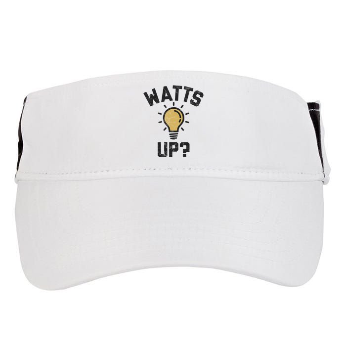 Watts Up Lightbulb Sketch Gift Adult Drive Performance Visor