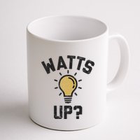 Watts Up Lightbulb Sketch Gift Mug