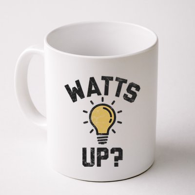 Watts Up Lightbulb Sketch Gift Mug