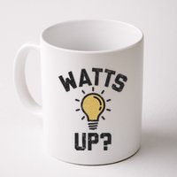 Watts Up Lightbulb Sketch Gift Mug