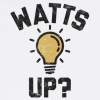 Watts Up Lightbulb Sketch Gift Mug