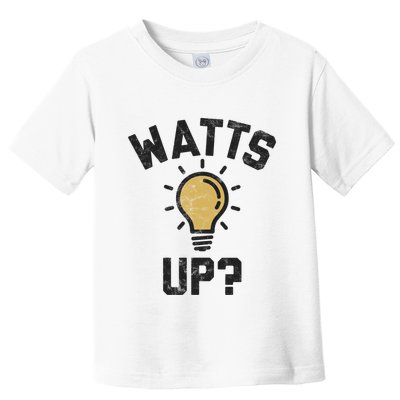 Watts Up Lightbulb Sketch Gift Toddler T-Shirt