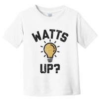 Watts Up Lightbulb Sketch Gift Toddler T-Shirt