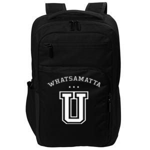 Whatsamatta U Letter Awesome Impact Tech Backpack