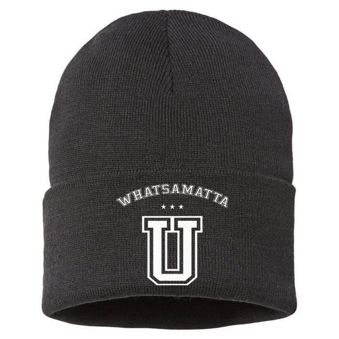 Whatsamatta U Letter Awesome Sustainable Knit Beanie