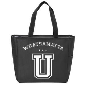 Whatsamatta U Letter Awesome Zip Tote Bag