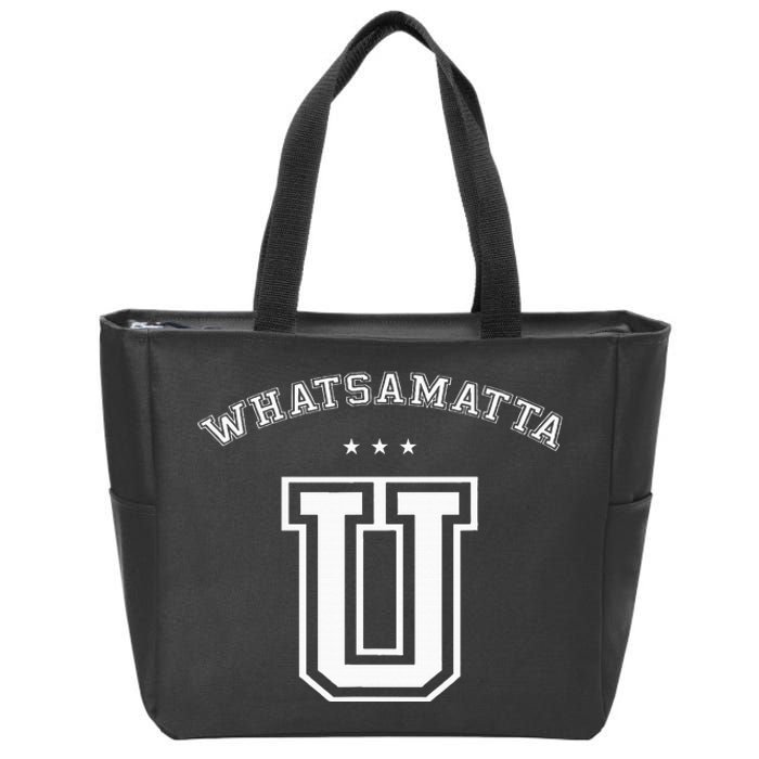 Whatsamatta U Letter Awesome Zip Tote Bag