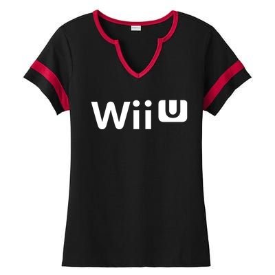 Wii U Logo Ladies Halftime Notch Neck Tee