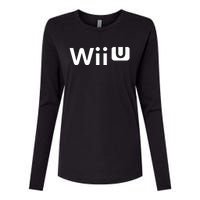 Wii U Logo Womens Cotton Relaxed Long Sleeve T-Shirt