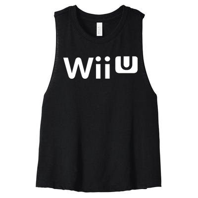 Wii U Logo Women's Racerback Cropped Tank