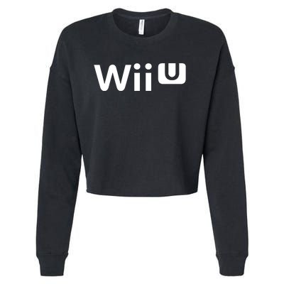 Wii U Logo Cropped Pullover Crew