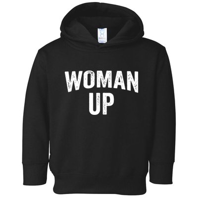 Woman Up Muscle Tank Top Funny Fitness Gym Workout Feminist Tank Top Toddler Hoodie