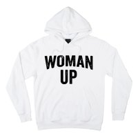 Woman Up Muscle Tank Top Funny Fitness Gym Workout Feminist Tank Top Hoodie