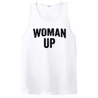 Woman Up Muscle Tank Top Funny Fitness Gym Workout Feminist Tank Top PosiCharge Competitor Tank