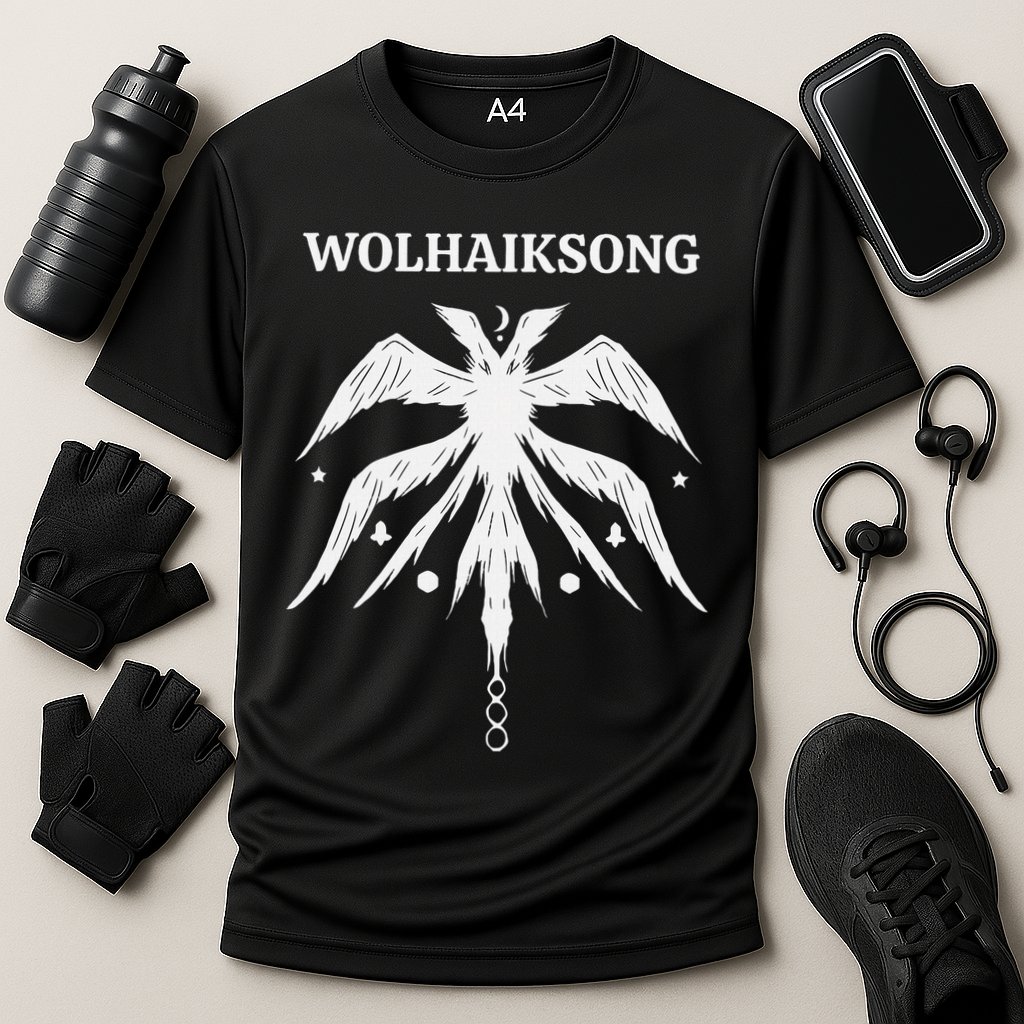 Wolhaiksong Urek Mazino Tog Manhwa Manga Character Graphic Cooling Performance Crew T-Shirt