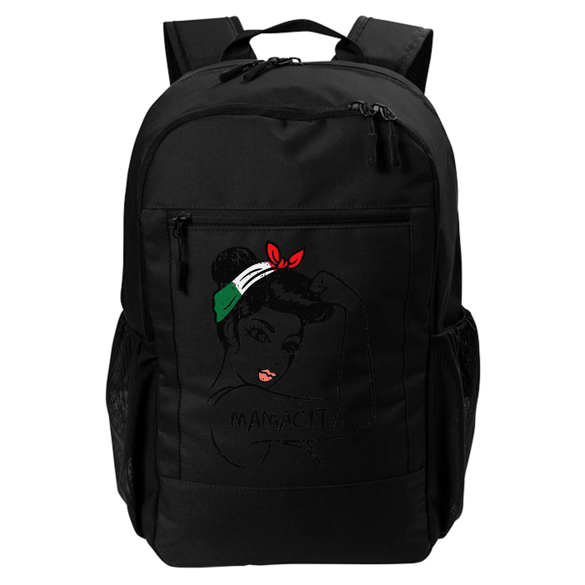 Womens Unbreakable Mexican Rosie Woman Mamacita Cinco De Mayo Women Backpack
