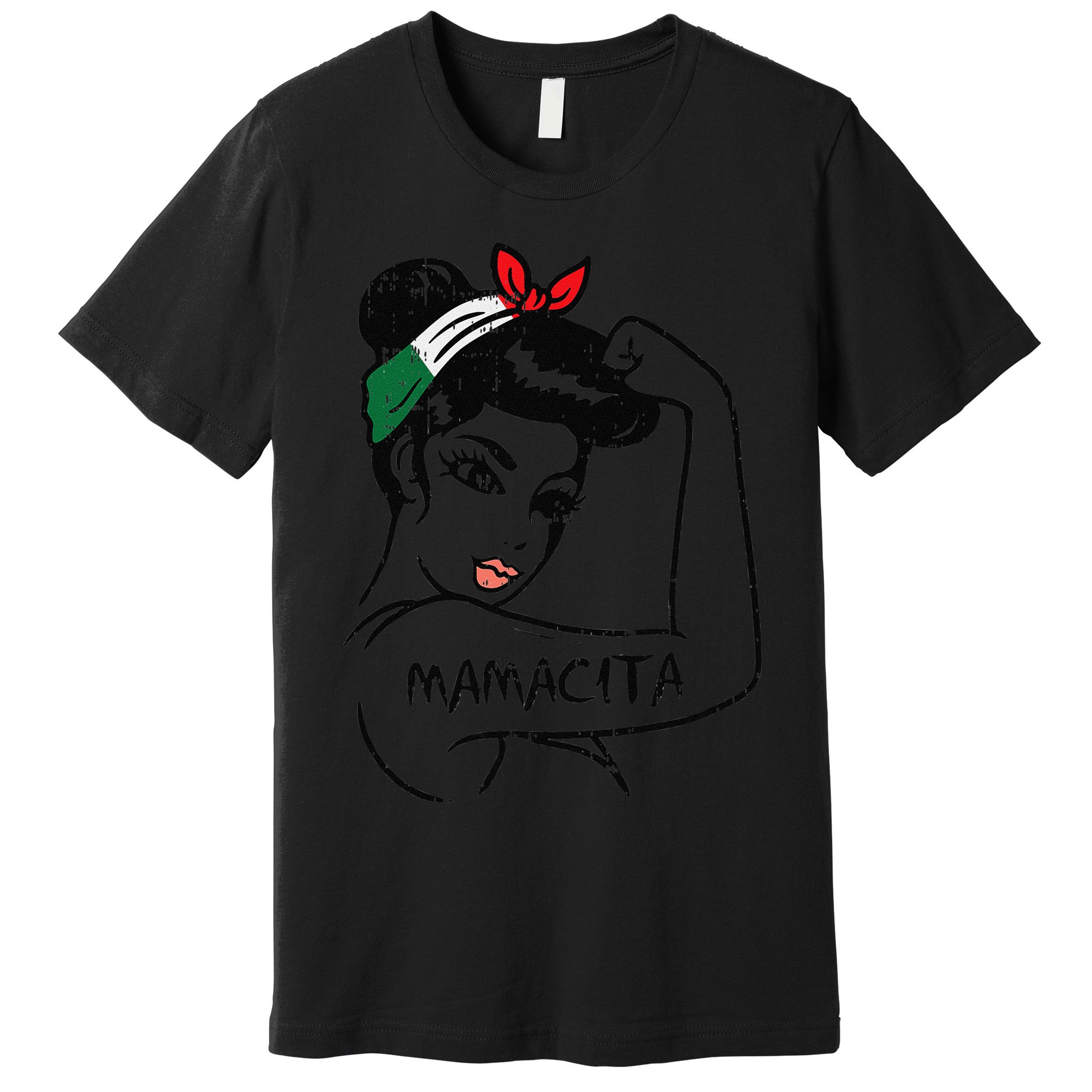 Womens Unbreakable Mexican Rosie Woman Mamacita Cinco De Mayo Women Premium T-Shirt