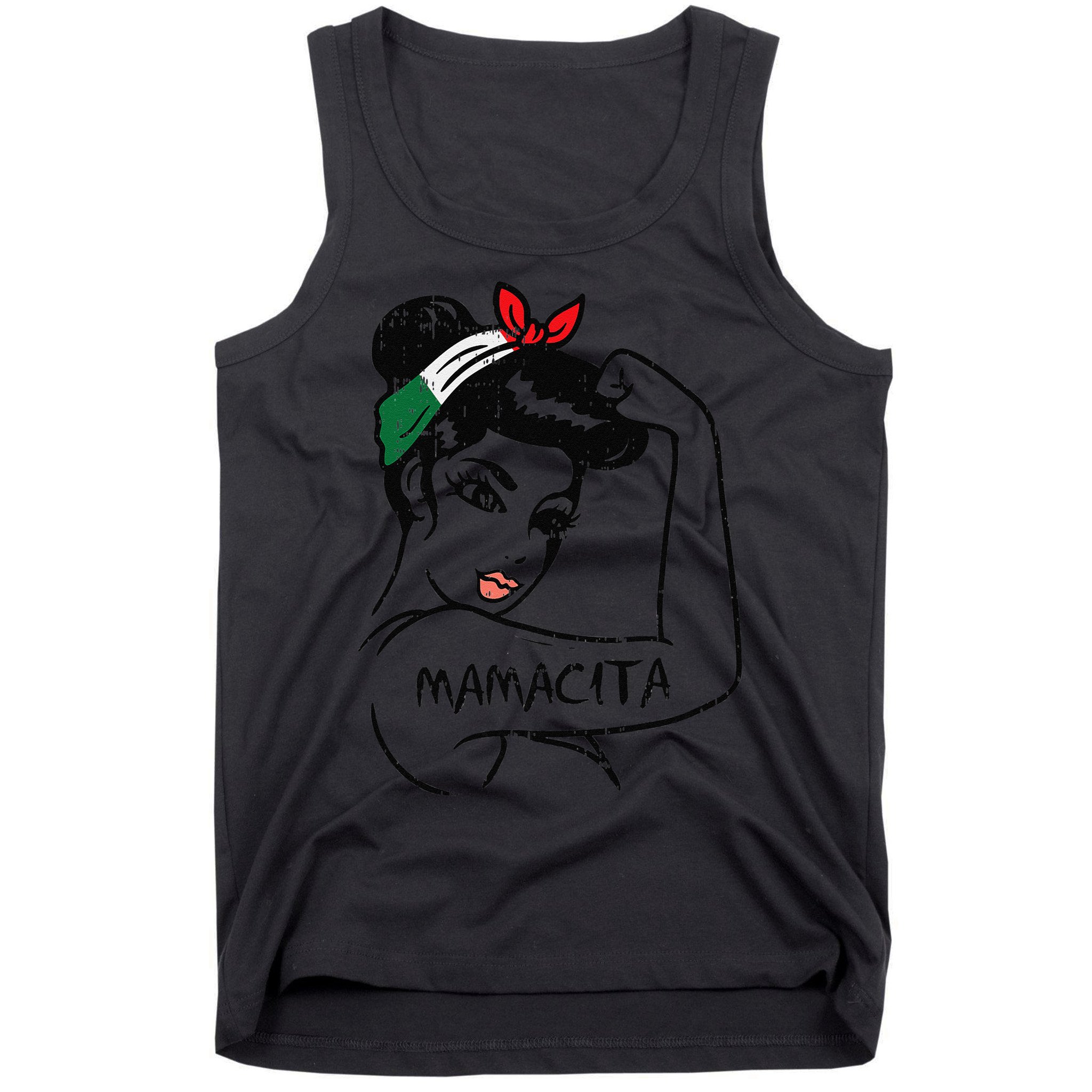 Womens Unbreakable Mexican Rosie Woman Mamacita Cinco De Mayo Women Tank Top