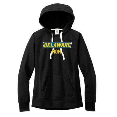 Women University Of Delaware Blue Hens Mom Women's Fleece Hoodie