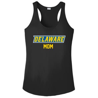 Women University Of Delaware Blue Hens Mom Ladies PosiCharge Competitor Racerback Tank