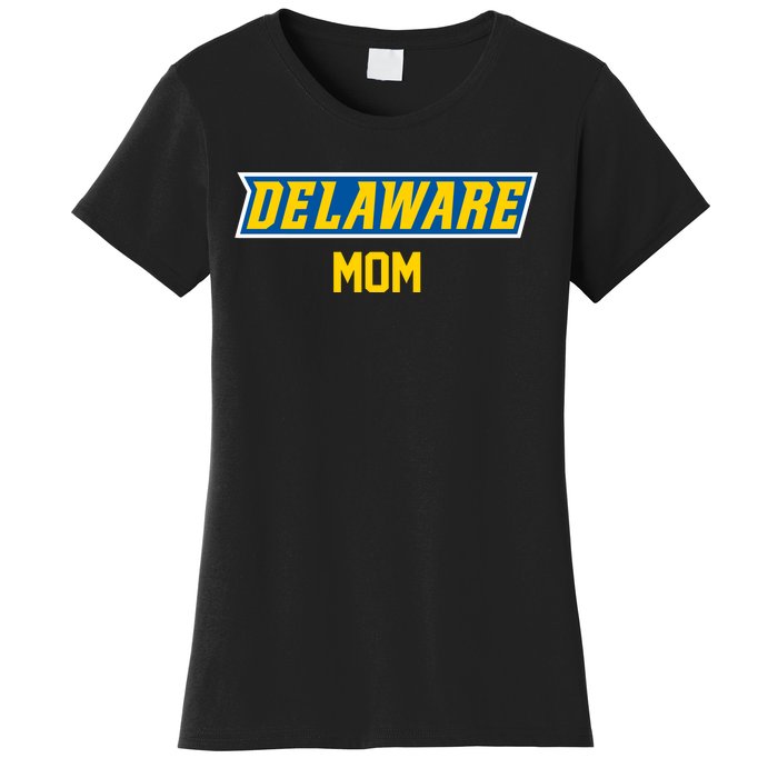 Women University Of Delaware Blue Hens Mom Women's T-Shirt