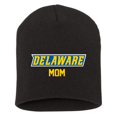 Women University Of Delaware Blue Hens Mom Short Acrylic Beanie