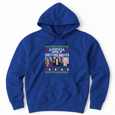 World's Ugly Pelosi Kamala Joe Biden Christmas Sweater Gift Hoodie