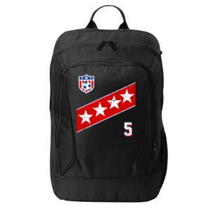 WomenS Us Soccer Jersey Number 5 City Backpack