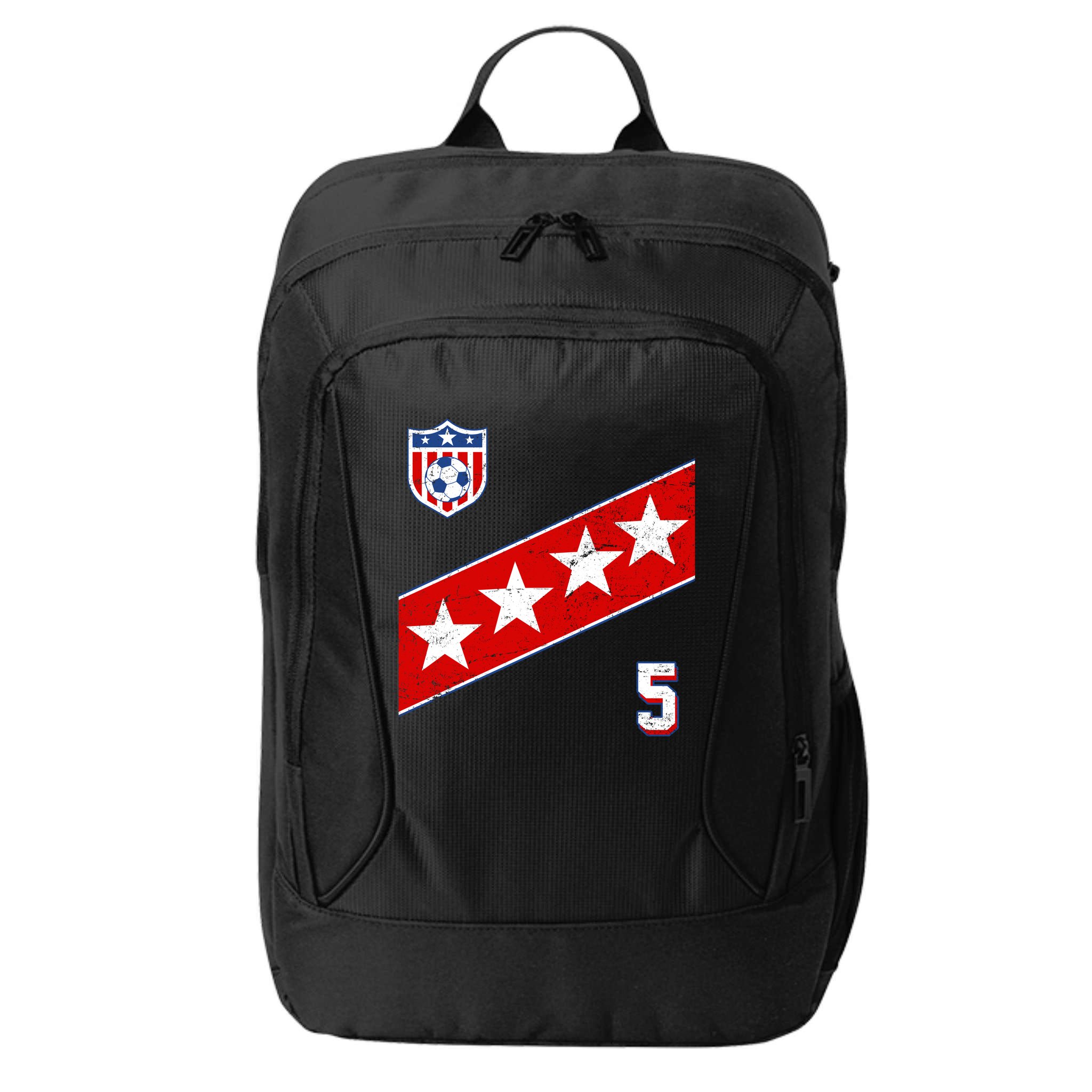 WomenS Us Soccer Jersey Number 5 City Backpack