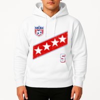 WomenS Us Soccer Jersey Number 5 Hoodie