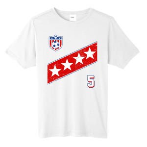 WomenS Us Soccer Jersey Number 5 Tall Fusion ChromaSoft Performance T-Shirt