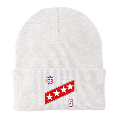 WomenS Us Soccer Jersey Number 5 Beanie