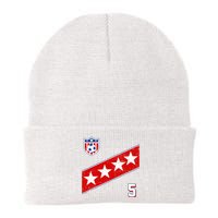 WomenS Us Soccer Jersey Number 5 Knit Cap Winter Beanie