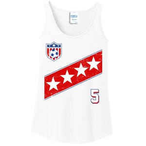 WomenS Us Soccer Jersey Number 5 Ladies Essential Tank