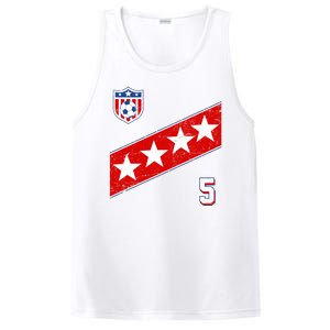 WomenS Us Soccer Jersey Number 5 PosiCharge Competitor Tank