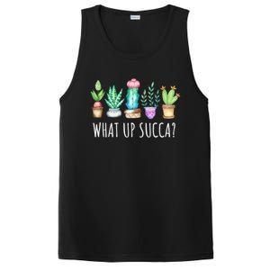 What Up Succa Succulent Cactus Aloe Plant Mom Gift Echeveria Gift PosiCharge Competitor Tank