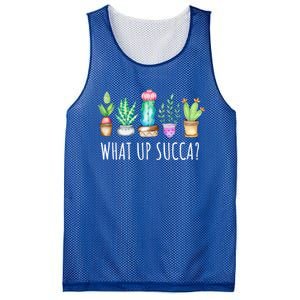 What Up Succa Succulent Cactus Aloe Plant Mom Gift Echeveria Gift Mesh Reversible Basketball Jersey Tank