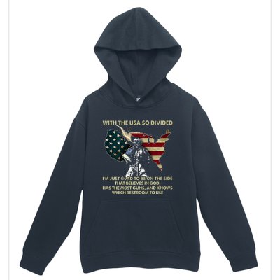 With Usa So Divide IM Just Glad To Be On The Side Urban Pullover Hoodie