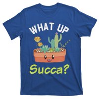 What Up Succa Kawaii Cactus Succulent Pun T-Shirt